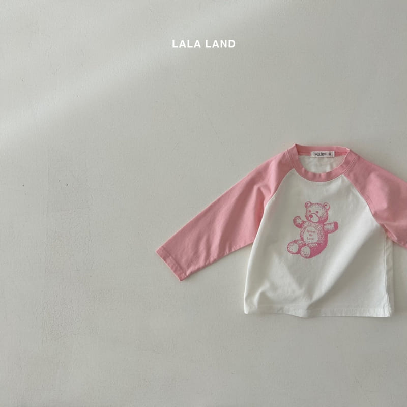Lalaland - Korean Children Fashion - #childrensboutique - Bear Raglan Tee - 6