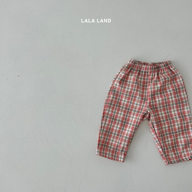 Lalaland - Korean Children Fashion - #designkidswear - Double Check Pants - 11
