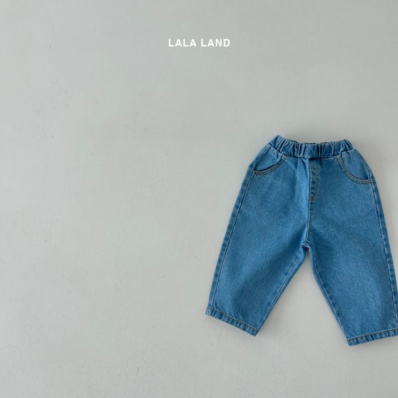 Lalaland - Korean Children Fashion - #designkidswear - Circle Baggy Jeans - 9