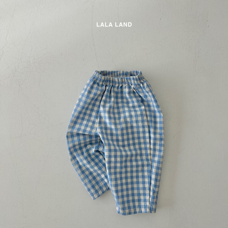 Lalaland - Korean Children Fashion - #designkidswear - Check Pants - 7