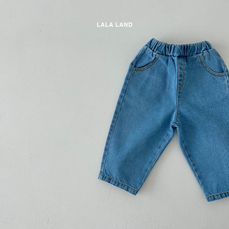 Lalaland - Korean Children Fashion - #discoveringself - Circle Baggy Jeans - 10