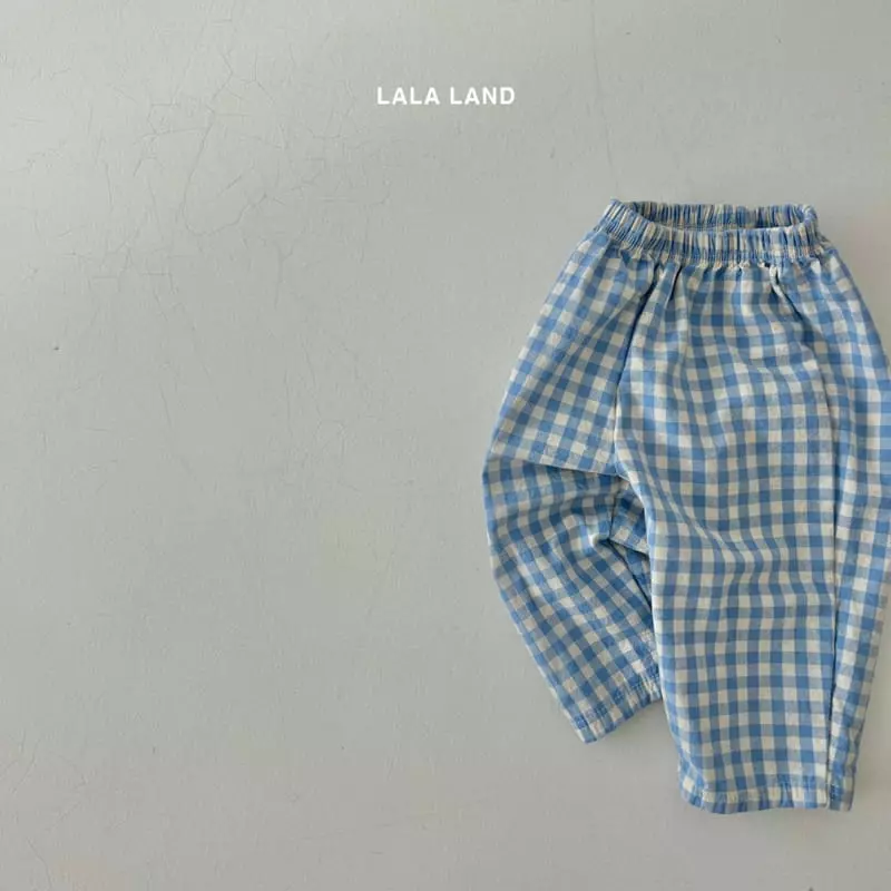 Lalaland - Korean Children Fashion - #discoveringself - Check Pants - 8