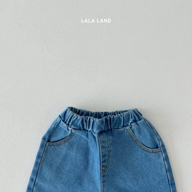 Lalaland - Korean Children Fashion - #fashionkids - Circle Baggy Jeans - 11