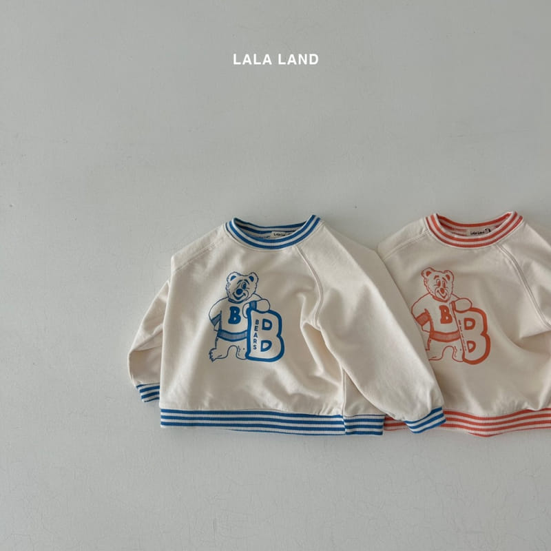 Lalaland - Korean Children Fashion - #kidsshorts - B Raglan Sweatshirt - 3