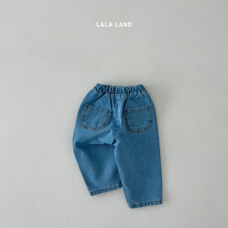 Lalaland - Korean Children Fashion - #kidsshorts - Circle Baggy Jeans - 12
