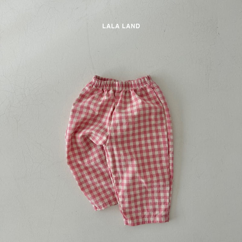 Lalaland - Korean Children Fashion - #kidsshorts - Check Pants - 10