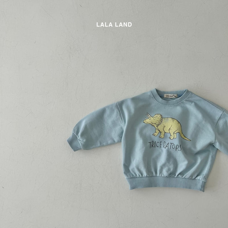 Lalaland - Korean Children Fashion - #kidsshorts - Spring Dino Sweatshirt - 8