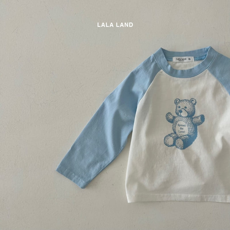 Lalaland - Korean Children Fashion - #kidsstore - Bear Raglan Tee - 11