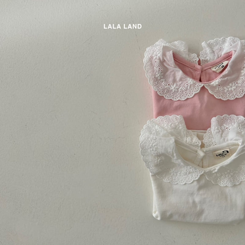 Lalaland - Korean Children Fashion - #kidsshorts - Motice Collar Tee - 4