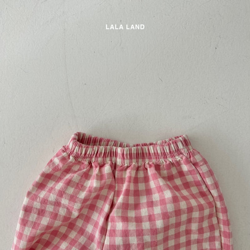 Lalaland - Korean Children Fashion - #kidzfashiontrend - Check Pants - 12