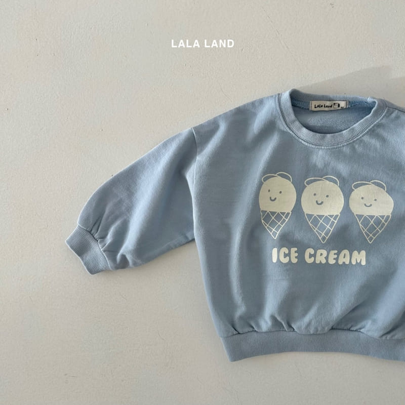 Lalaland - Korean Children Fashion - #littlefashionista - Ice Cream Top Bottom Set - 6