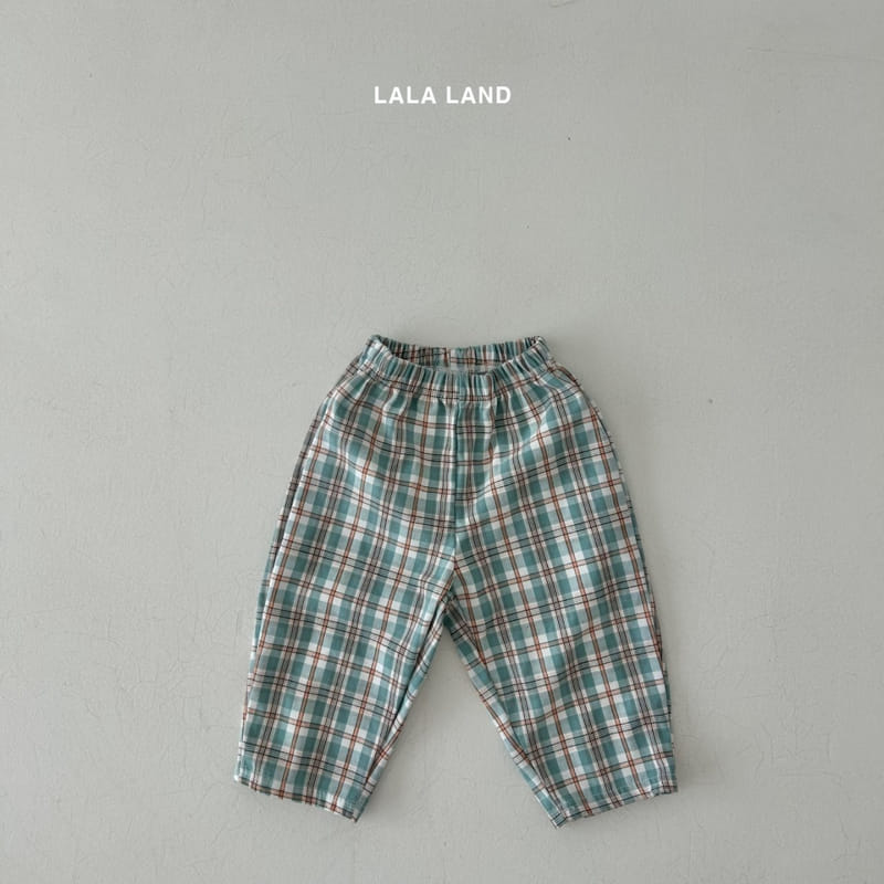 Lalaland - Korean Children Fashion - #todddlerfashion - Double Check Pants - 6