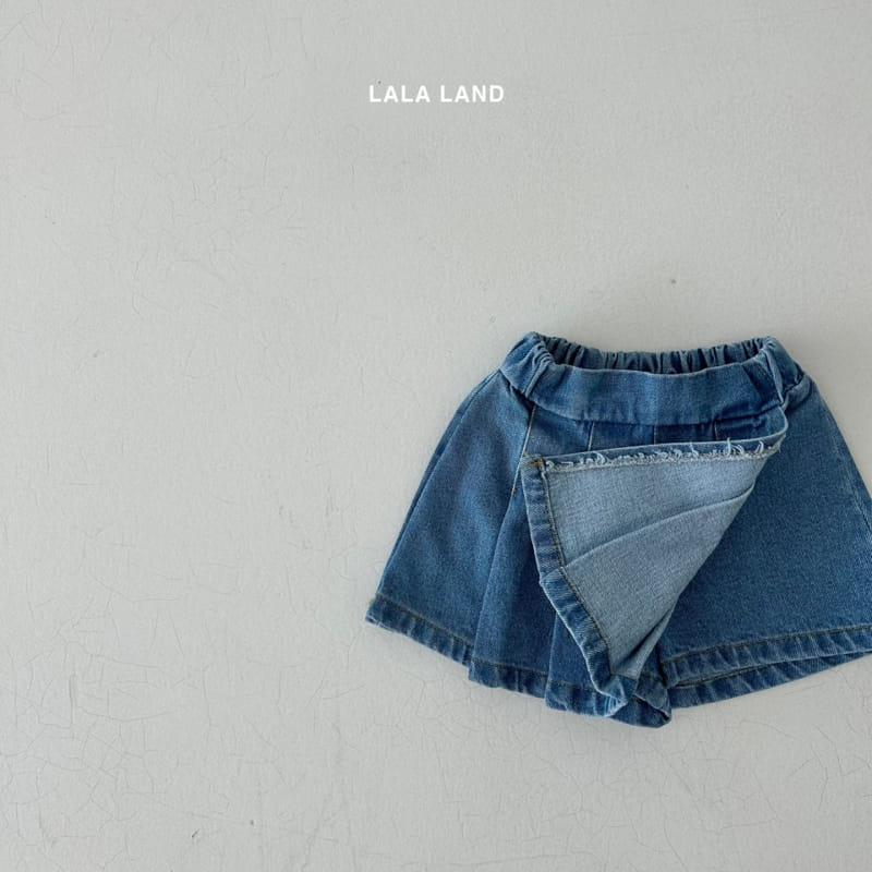 Lalaland - Korean Children Fashion - #todddlerfashion - Wrap Skirt Pants - 3