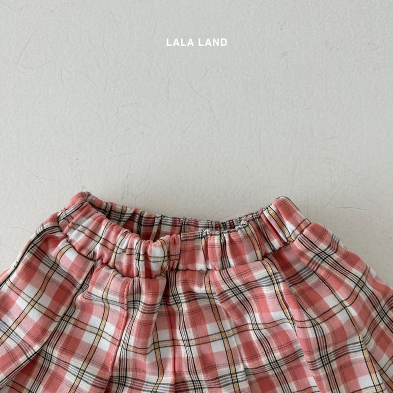 Lalaland - Korean Children Fashion - #toddlerclothing - Double Check Wrinkle Skirt - 10