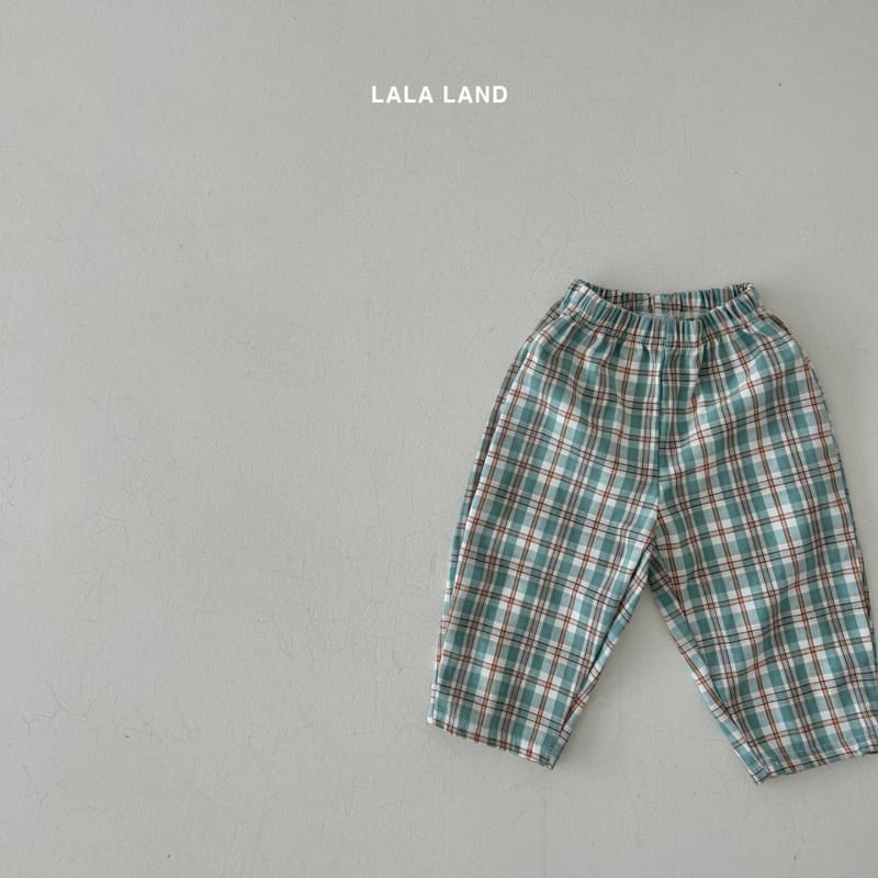 Lalaland - Korean Children Fashion - #toddlerclothing - Double Check Pants - 7