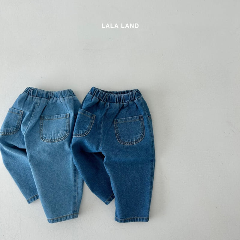 Lalaland - Korean Children Fashion - #toddlerclothing - Circle Baggy Jeans - 5