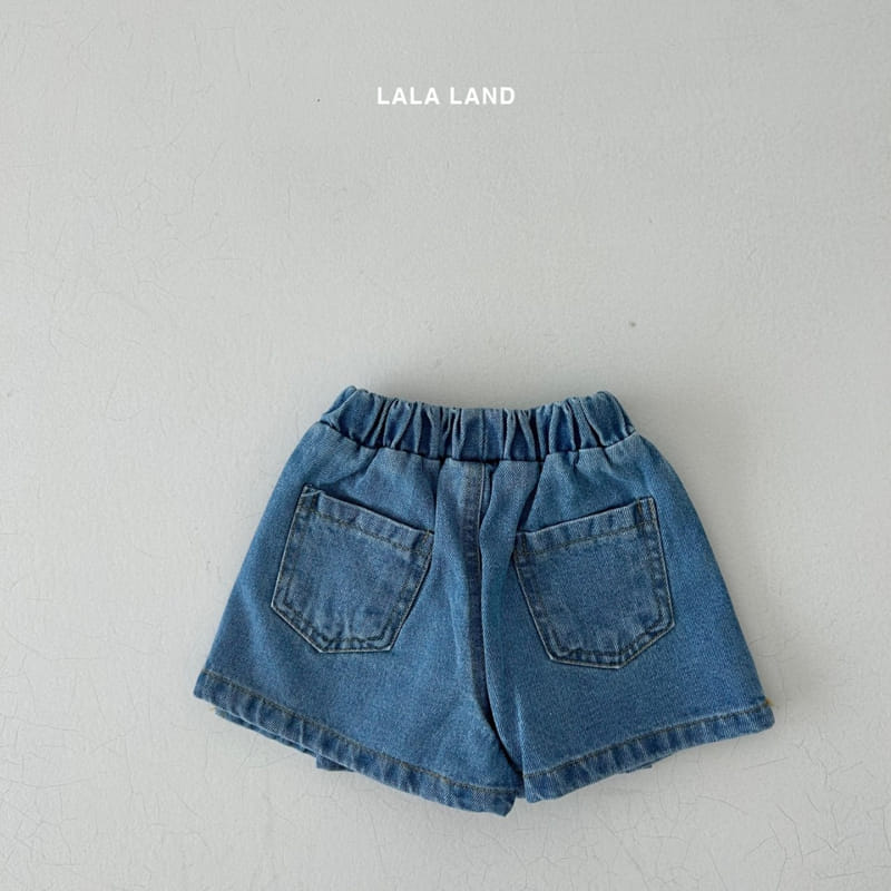 Lalaland - Korean Children Fashion - #todddlerfashion - Wrap Skirt Pants - 4
