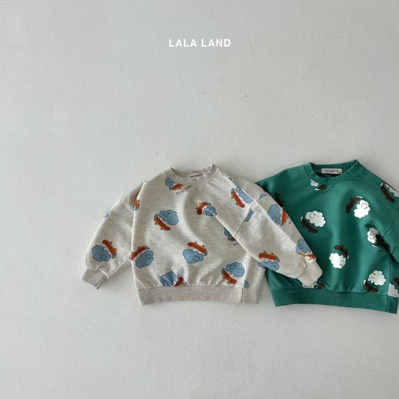 Lalaland - Korean Children Fashion - #toddlerclothing - Cloud Sweatshirt - 2