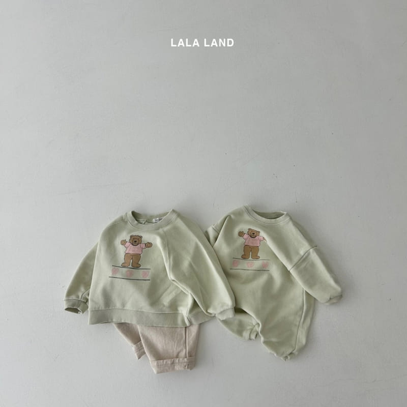 Lalaland - Korean Children Fashion - #toddlerclothing - Hug Bear Sweatshirt - 11