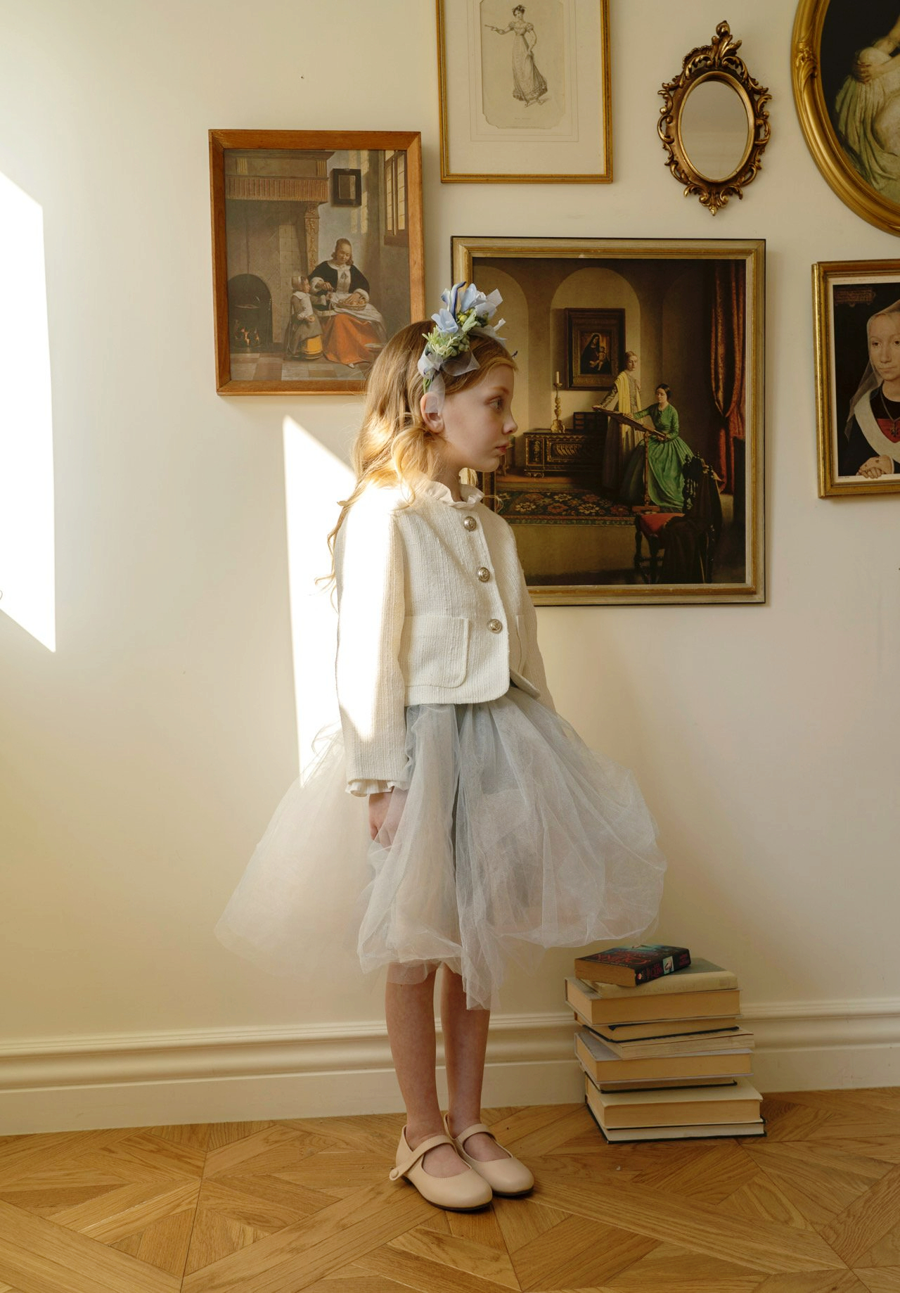 Le Bev - Korean Children Fashion - #Kfashion4kids - Two Tone Skirt - 3
