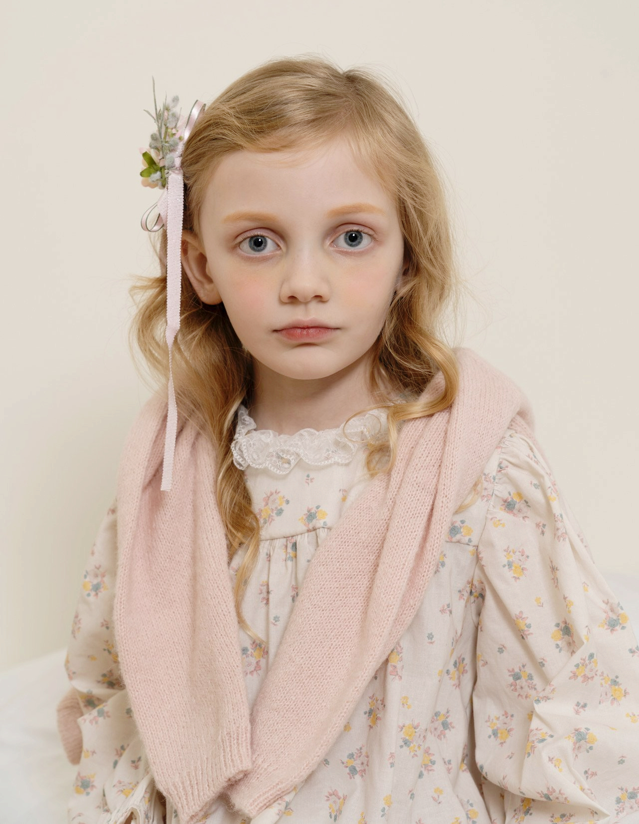 Le Bev - Korean Children Fashion - #discoveringself - Spring Cosmos Pink Hairpin - 4