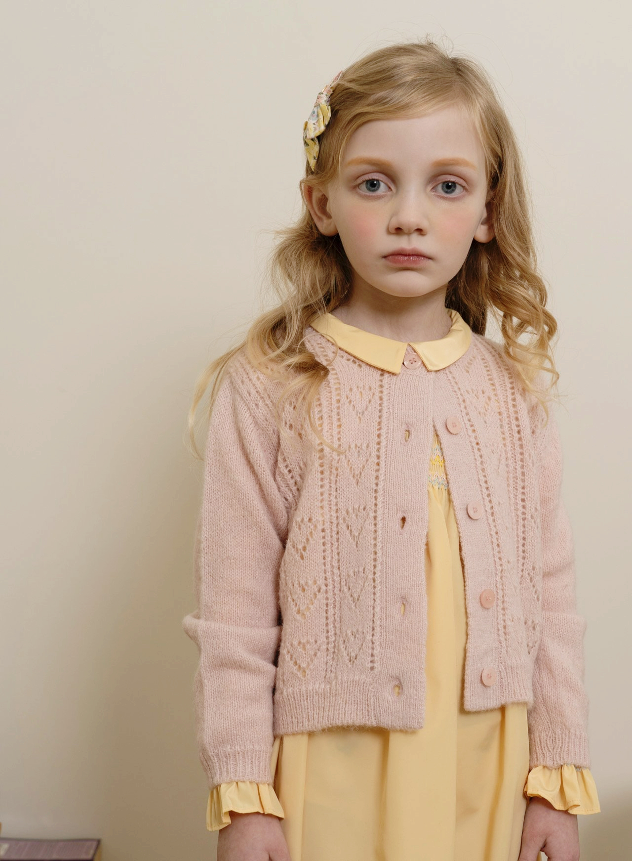 Le Bev - Korean Children Fashion - #kidsshorts - Heart Cardigan - 8