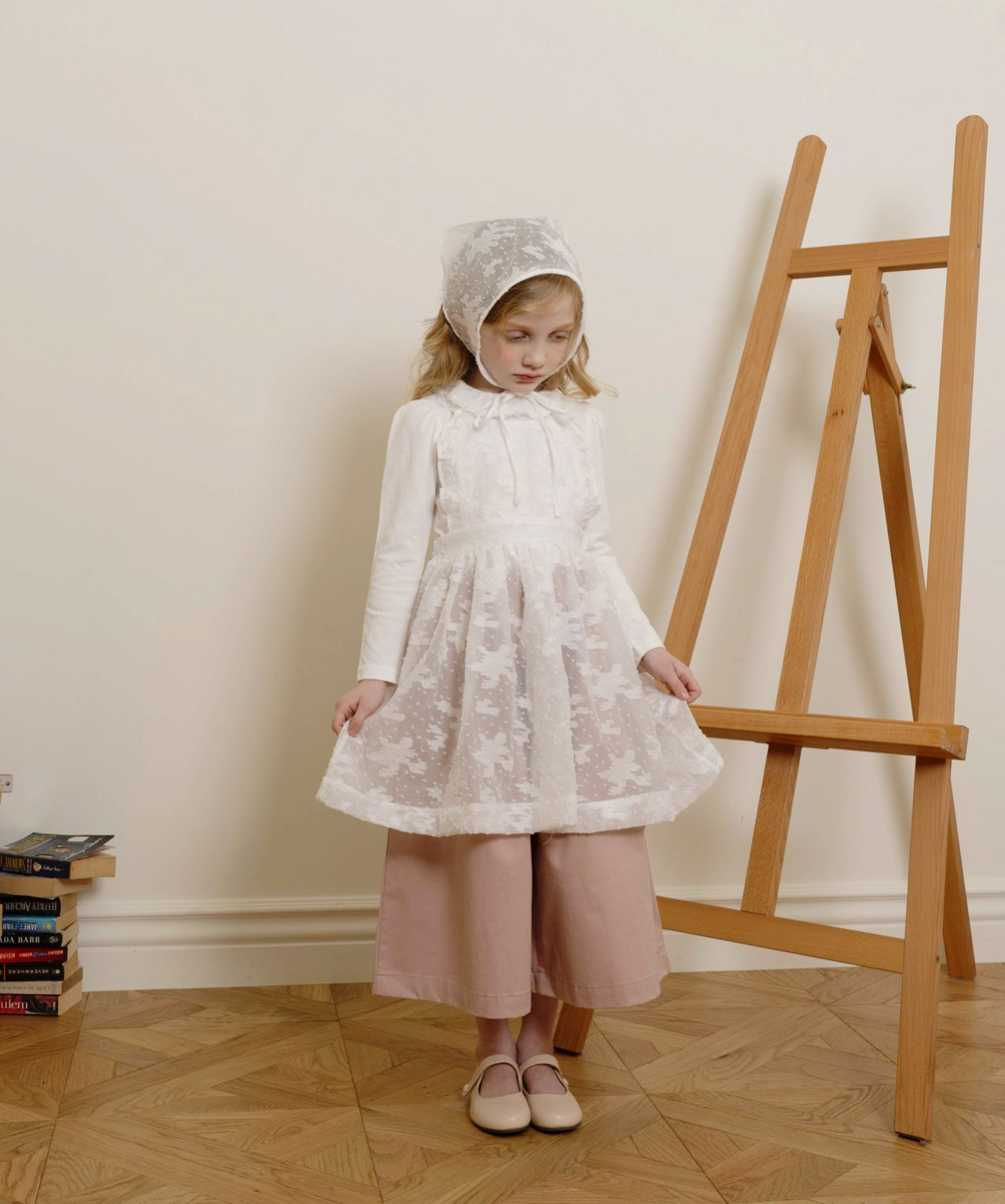 Le Bev - Korean Children Fashion - #kidsshorts - Liana Frill Tee - 5