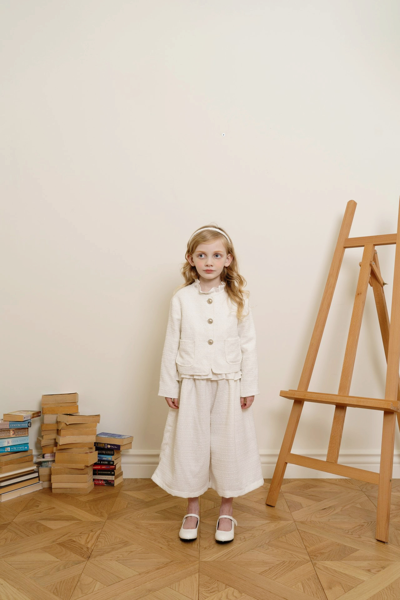 Le Bev - Korean Children Fashion - #kidzfashiontrend - Gold Twid Pants - 5