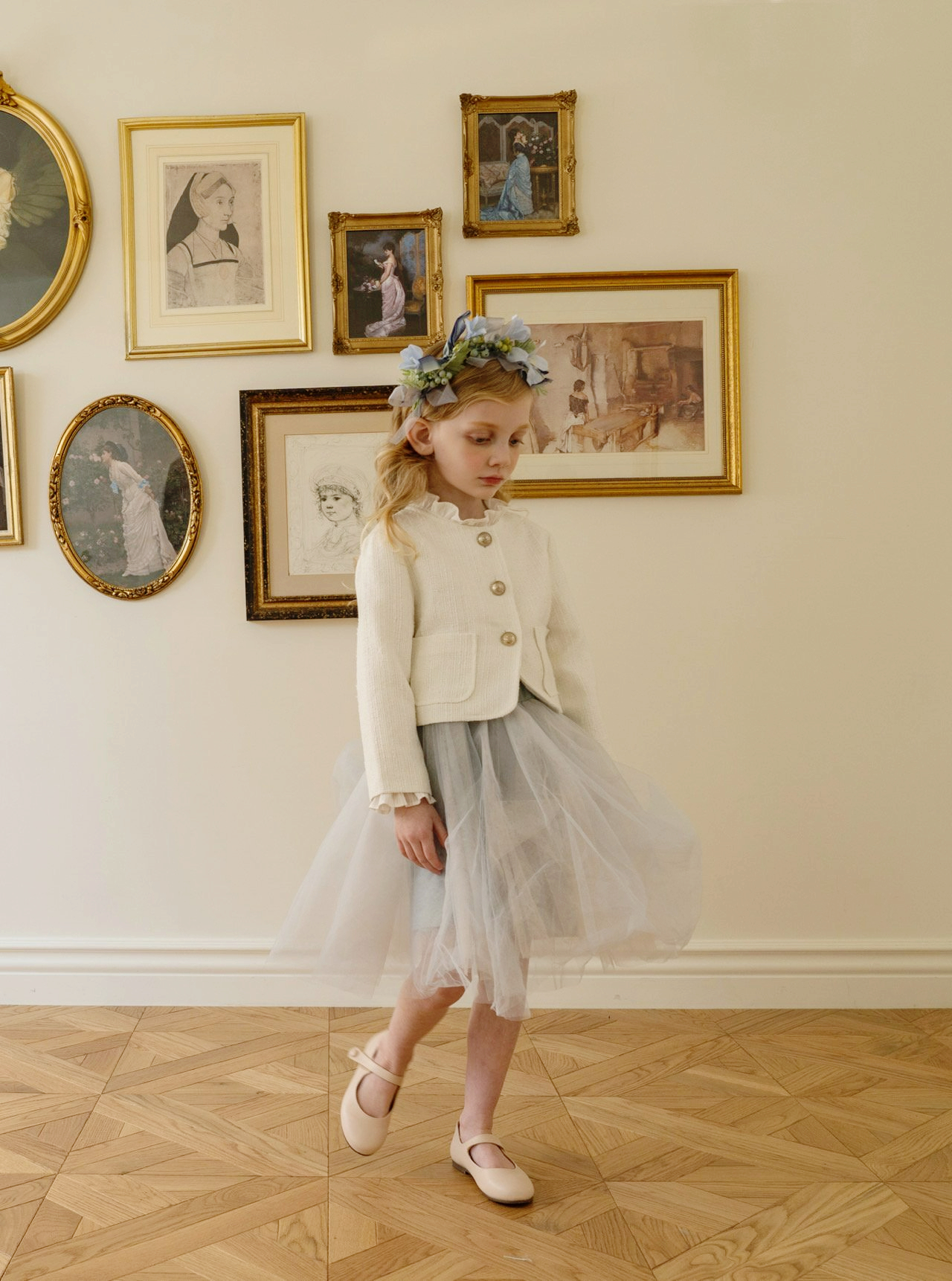 Le Bev - Korean Children Fashion - #kidzfashiontrend - Two Tone Skirt - 2