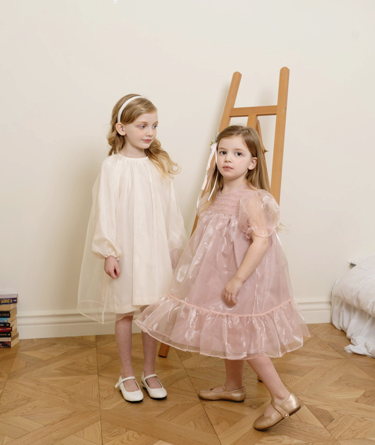 Le Bev - Korean Children Fashion - #magicofchildhood - White Beeds Hairband - 3