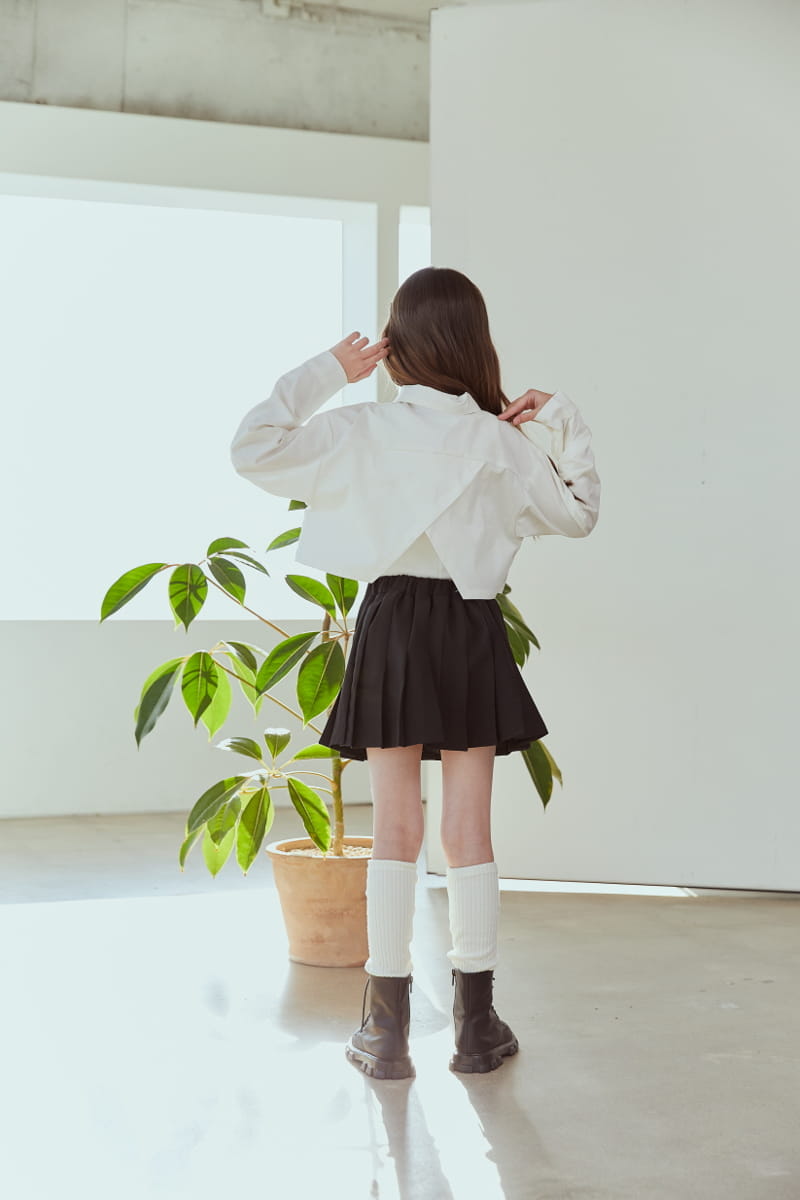 Lilas - Korean Children Fashion - #stylishchildhood - Bonny Crop Shirt - 4