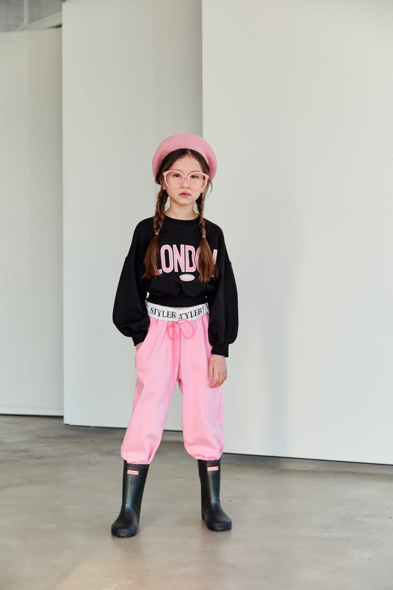 Lilas - Korean Children Fashion - #childrensboutique - London Crop Sweatshirt - 9