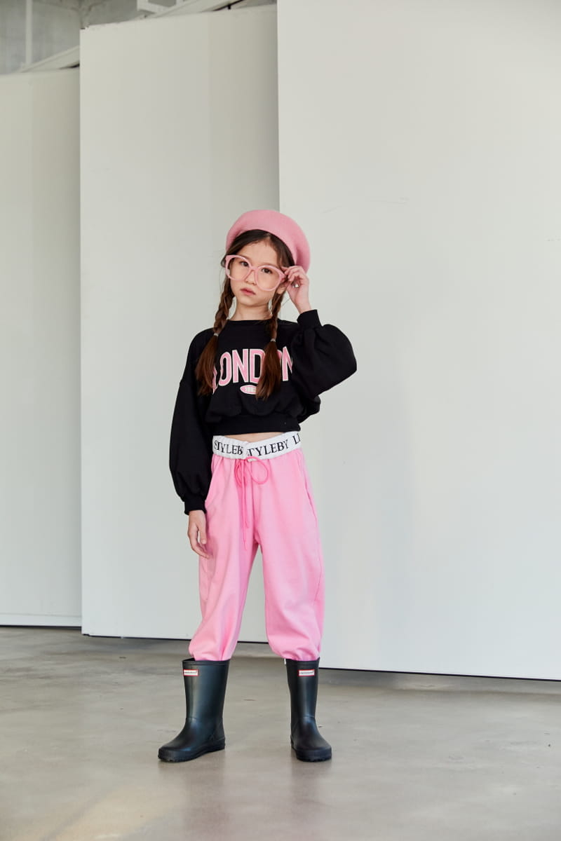 Lilas - Korean Children Fashion - #designkidswear - London Crop Sweatshirt - 10