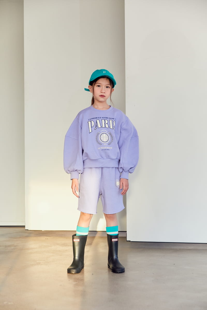 Lilas - Korean Children Fashion - #designkidswear - Long Slit Sweatshirt Set - 8