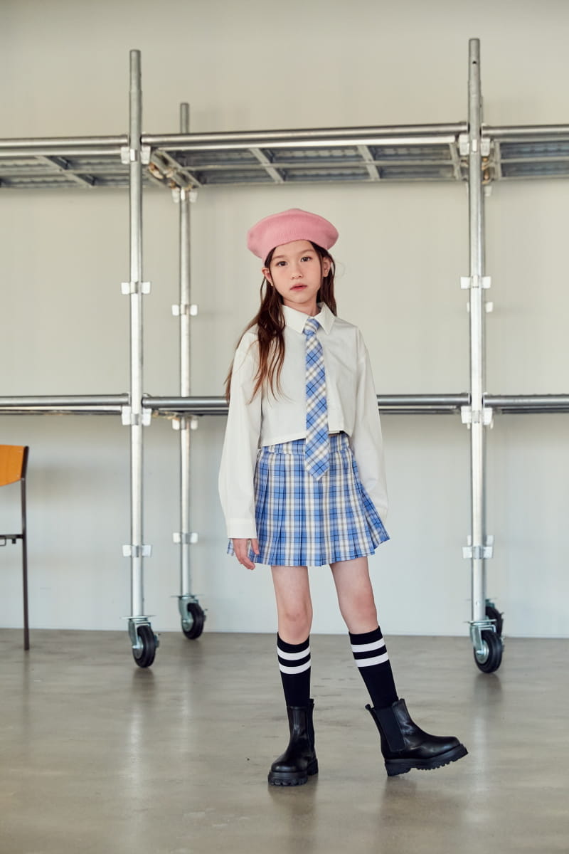 Lilas - Korean Children Fashion - #designkidswear - Bonny Crop Shirt - 6