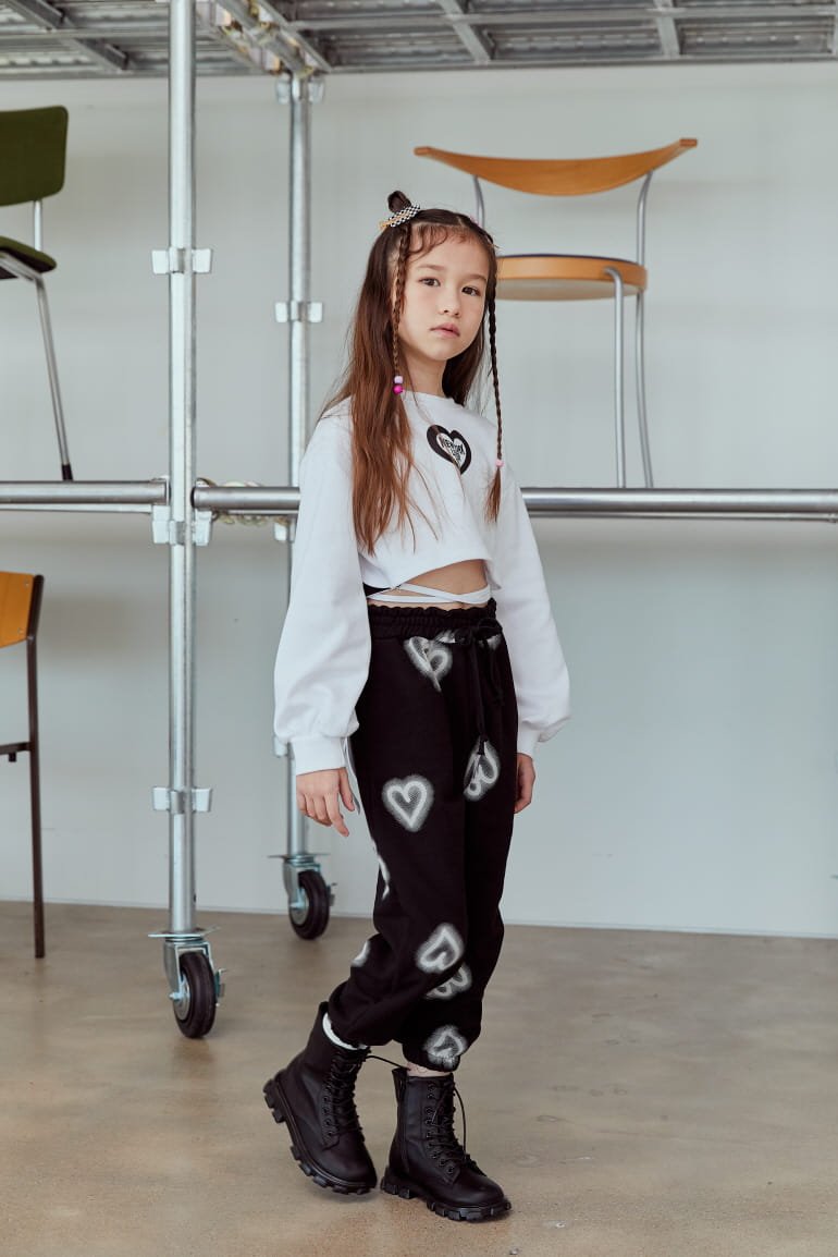 Lilas - Korean Children Fashion - #designkidswear - Touch Crop Tee - 5