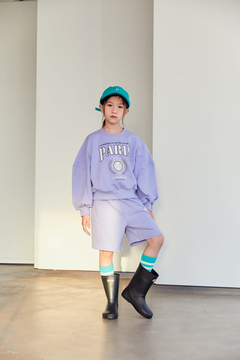 Lilas - Korean Children Fashion - #discoveringself - Long Slit Sweatshirt Set - 9