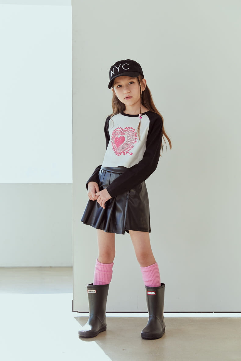 Lilas - Korean Children Fashion - #discoveringself - Hit Bbong Color Tee - 2