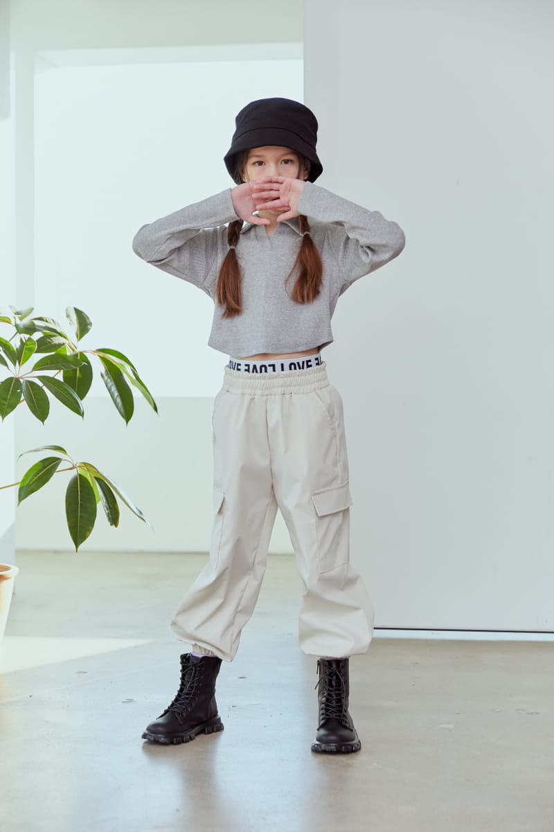 Lilas - Korean Children Fashion - #kidsshorts - Lisa Crop Tee - 4