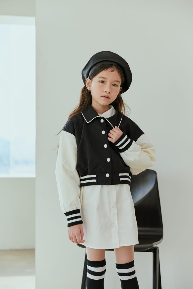Lilas - Korean Children Fashion - #kidsstore - Won Yung Baseball Jumper - 5