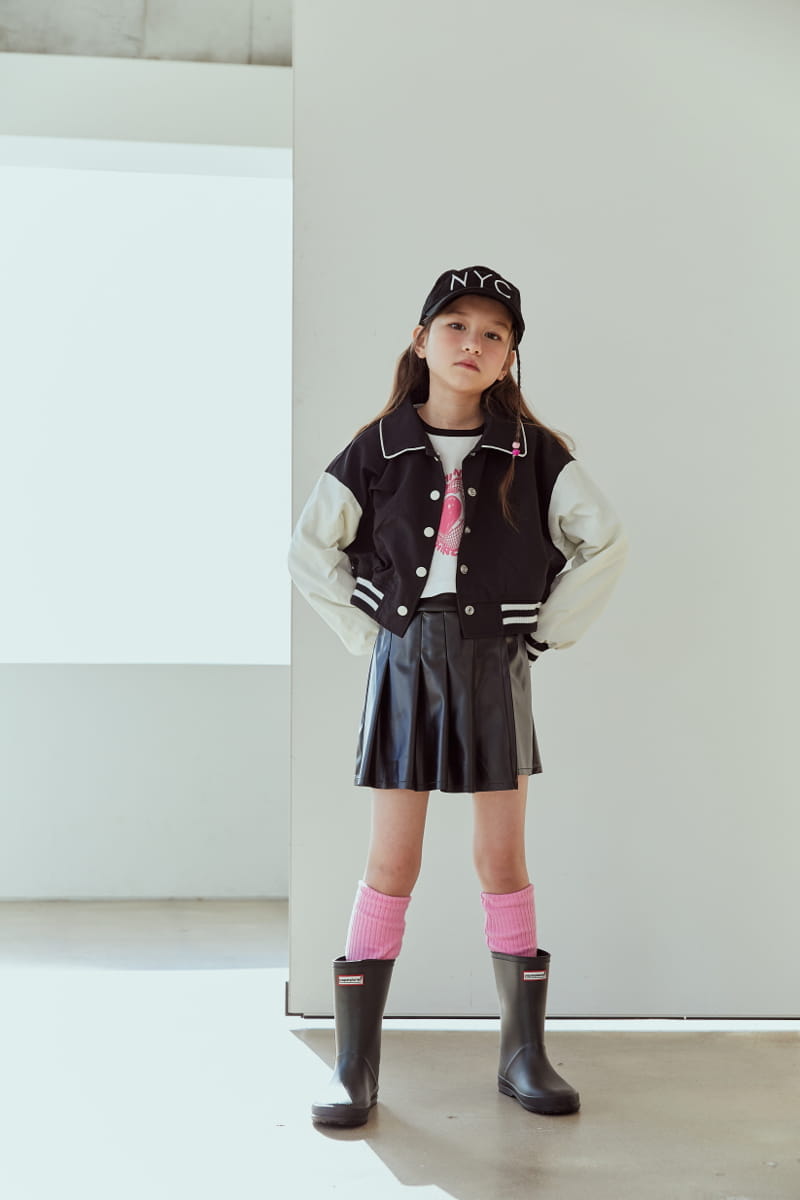 Lilas - Korean Children Fashion - #littlefashionista - Won Yung Baseball Jumper - 8
