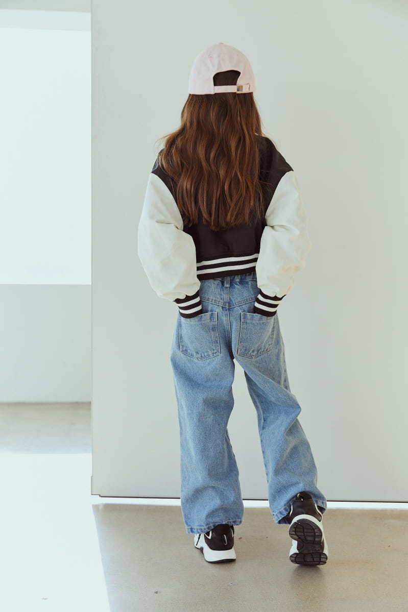 Lilas - Korean Children Fashion - #magicofchildhood - Slit Wide Jeans - 3