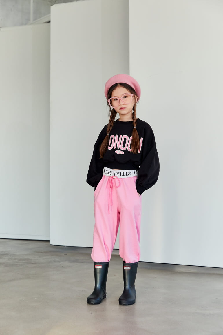 Lilas - Korean Children Fashion - #stylishchildhood - London Crop Sweatshirt - 7