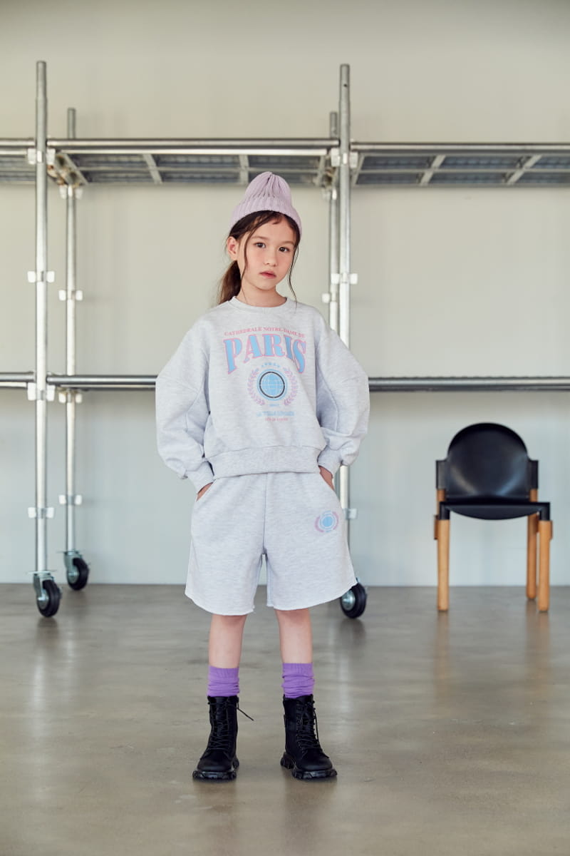 Lilas - Korean Children Fashion - #stylishchildhood - Long Slit Sweatshirt Set - 5