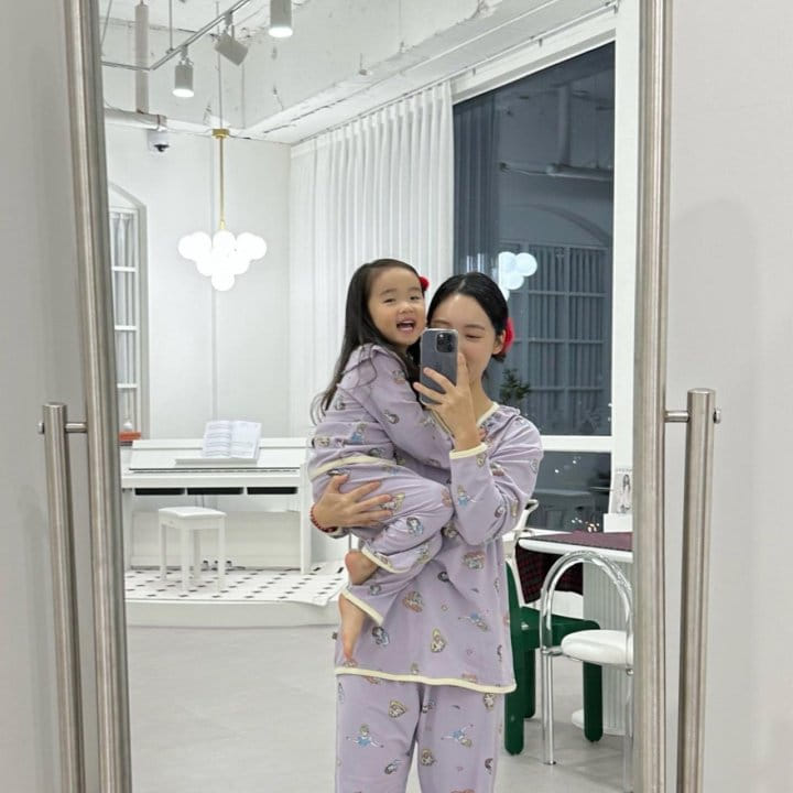 Lime & Blue - Korean Children Fashion - #childrensboutique - Princess Top Bottom Set - 2
