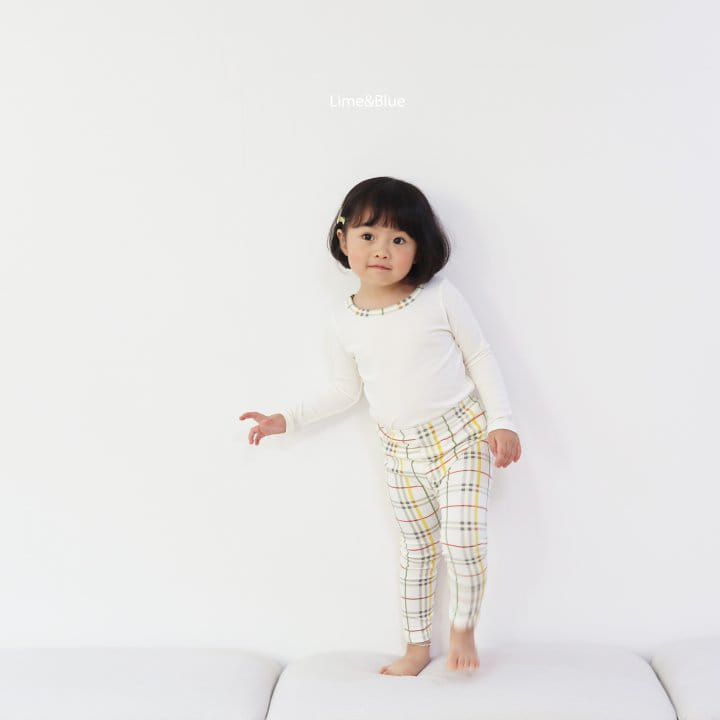Lime & Blue - Korean Children Fashion - #designkidswear - Basic Check Easywear - 2