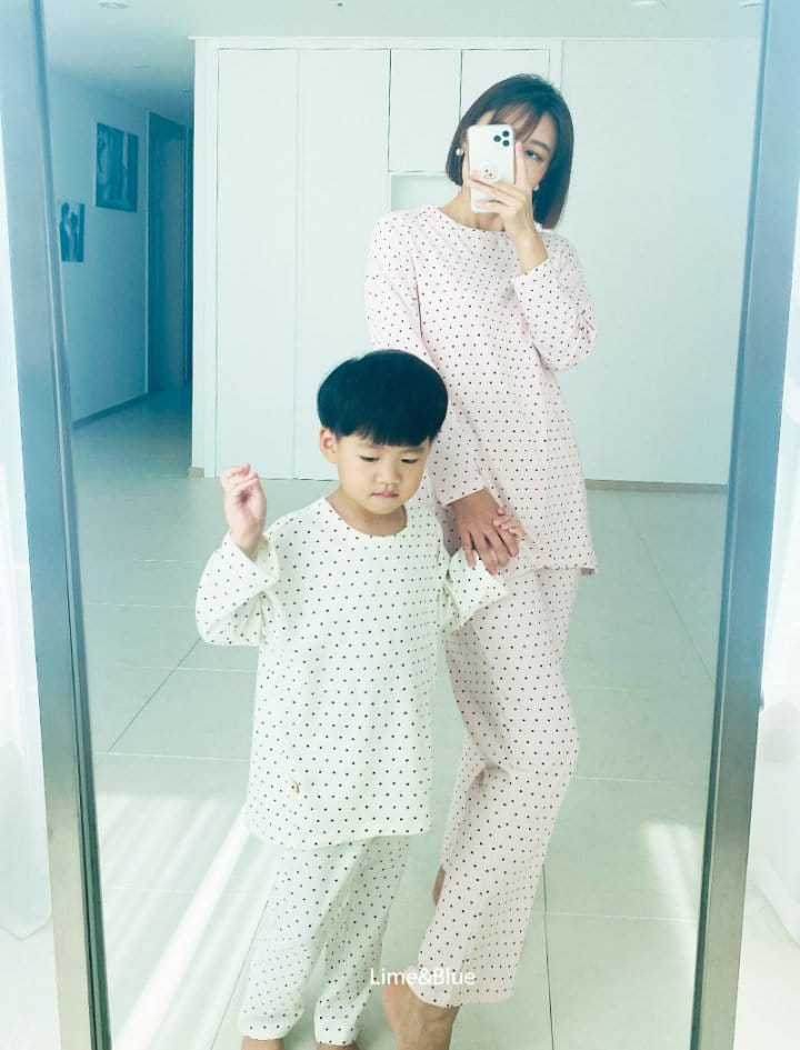 Lime & Blue - Korean Children Fashion - #discoveringself - Heart Vest Easywear Mom Dad - 2