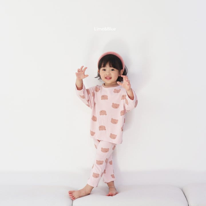 Lime & Blue - Korean Children Fashion - #discoveringself - Bear Easywear - 4