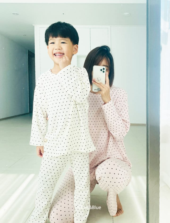 Lime & Blue - Korean Children Fashion - #fashionkids - Heart Vest Easywear Mom Dad - 3