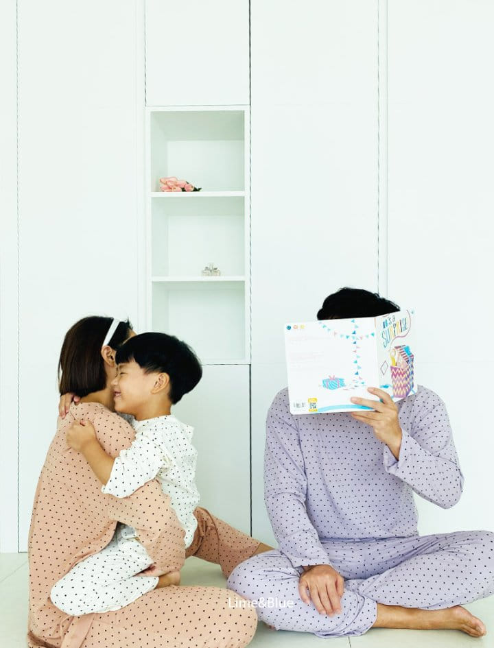 Lime & Blue - Korean Children Fashion - #fashionkids - Heart Vest Easywear Mom Dad - 4